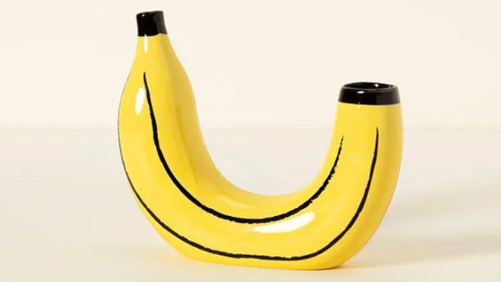 Modern Creative Banana Vase Flower Holder – Stylish Home Decor Centerpiece