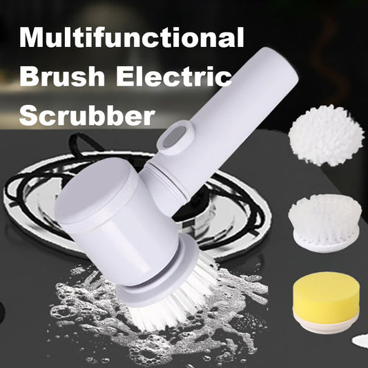 Smart Electric Dishwashing Scrubber – Rechargeable Kitchen Cleaning Brush for Sink & Stove