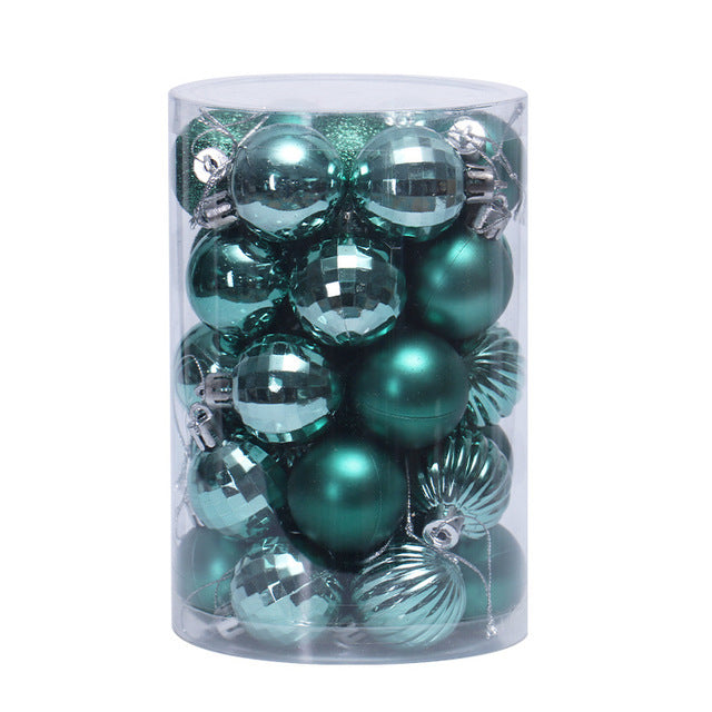 34pcs Christmas Ball Ornaments Set 4cm – Shatterproof Xmas Tree Decorations