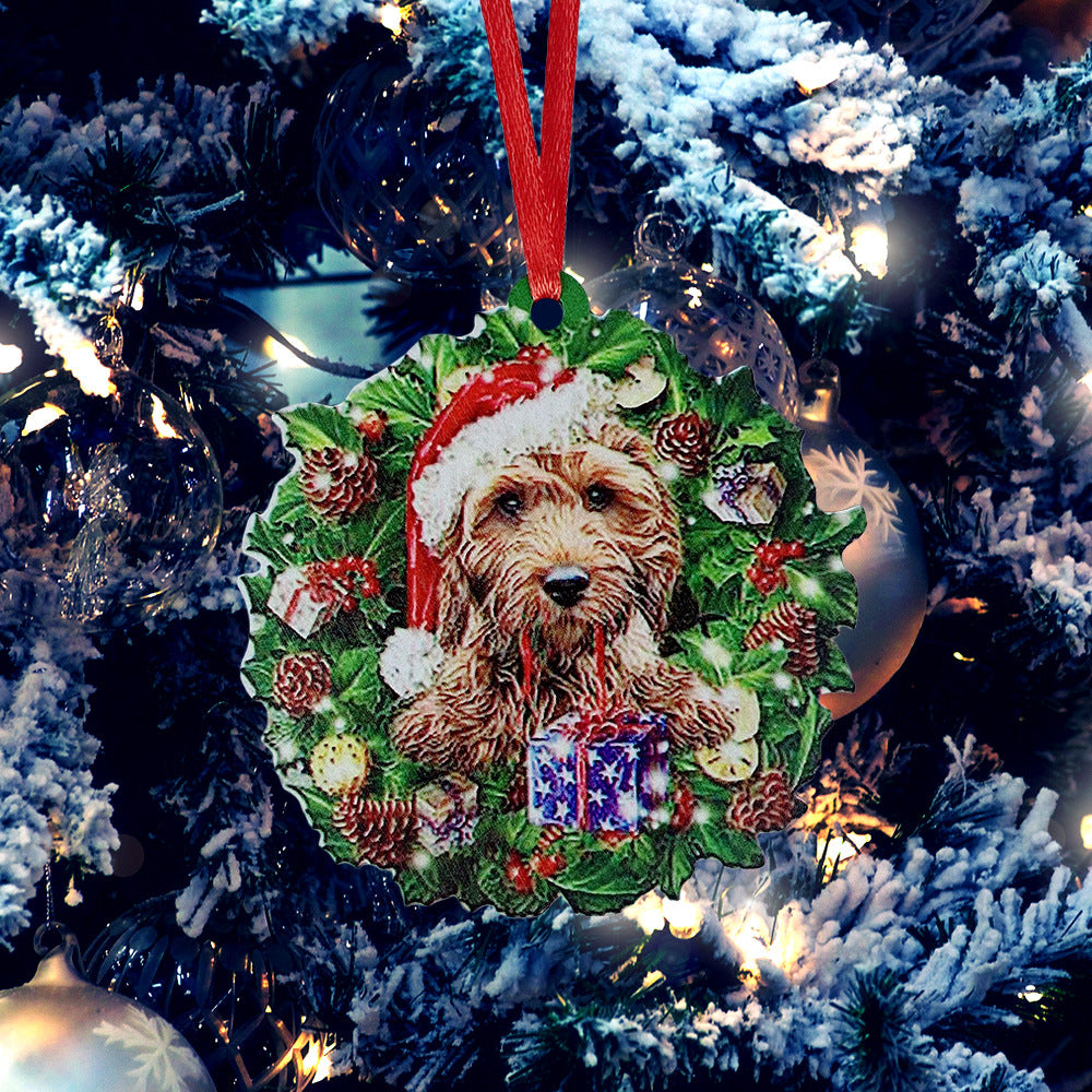 Custom Christmas Tree Ornament Personalized Family Name Hanging Decor
