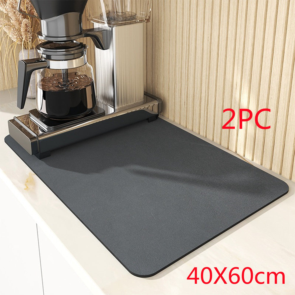 Rubber Dish Drying Mat – Kitchen Drainer Pad for Tableware