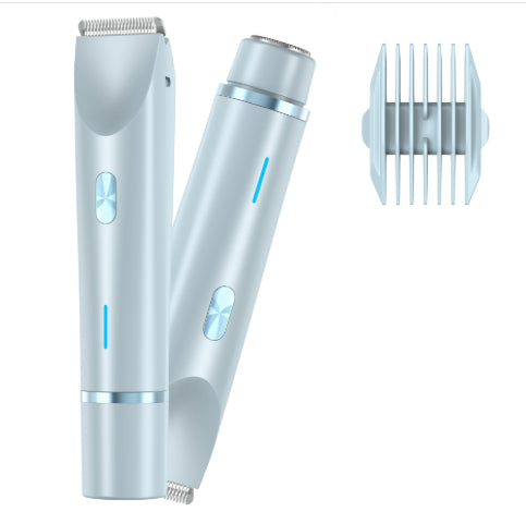 Women’s Electric Bikini Trimmer 2-in-1 Hair Remover – Painless Wet & Dry Pubic Hair Shaver for Sensitive Skin