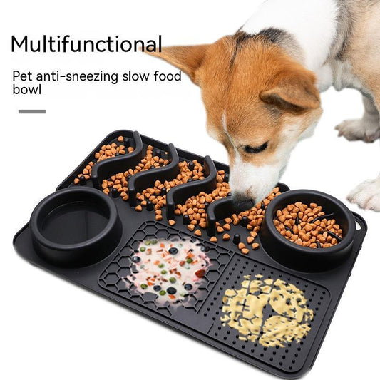 Non-Slip Dog Lick Mat – Calming Slow Feeder Pad for Anxiety
