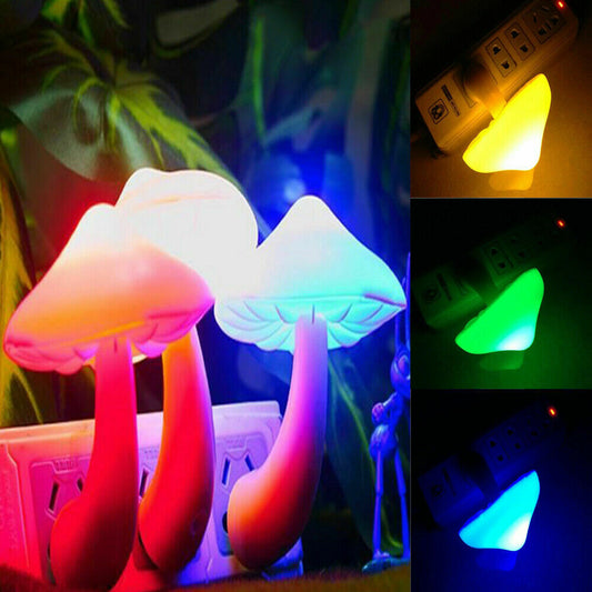 Mushroom LED Night Light – Automatic Sensor Indoor Decoration Lamp