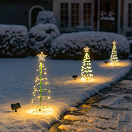 Sparkling Christmas Tree Lighting for Gardens and Courtyards