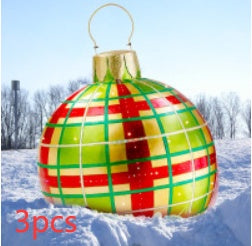 Large Christmas Decoration Balls for Festive Outdoor Displays
