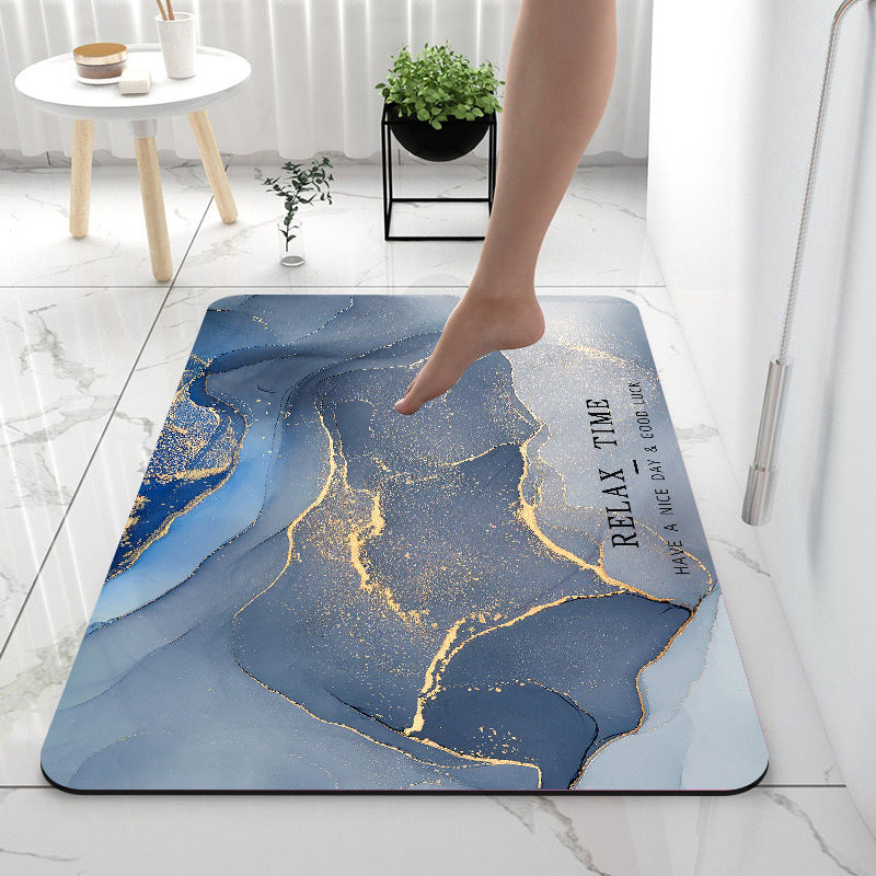 Diatomite Bathroom Mat – Fast Dry Super Absorbent Anti-Slip Floor Rug