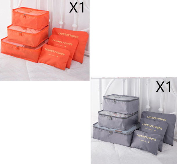 Travel Clothes Organizer Bags Set – 6PCS Packing Cubes for Luggage & Efficient Packing System
