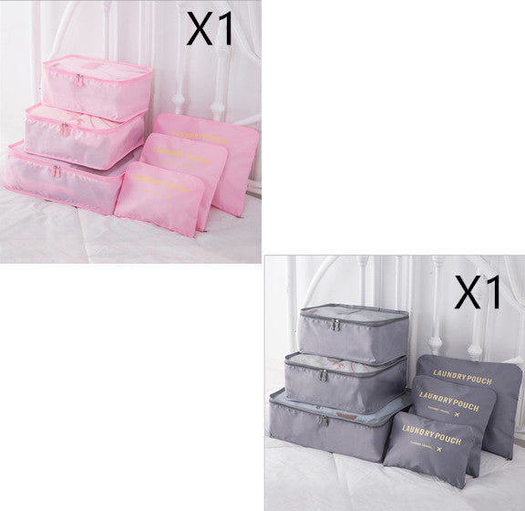 Travel Clothes Organizer Bags Set – 6PCS Packing Cubes for Luggage & Efficient Packing System