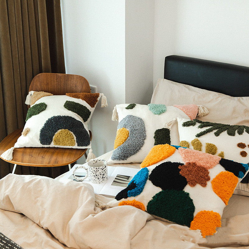Boho Tufted Sofa Pillowcase Cover – Decorative Cushion Case