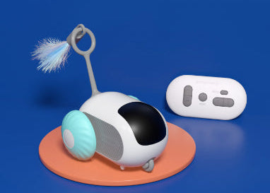 Interactive Cat Car Toy USB Rechargeable | Smart Remote Control Chasing Pet Toy
