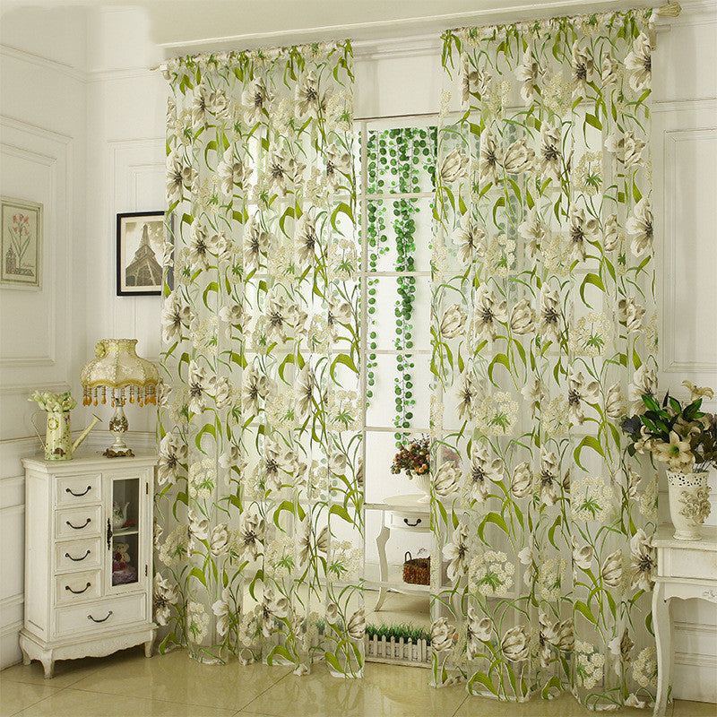 Sheer White Striped Curtains – Lightweight Translucent Yarn Drapes for Bedroom & Home Decor