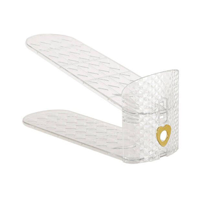 Adjustable Shoe Rack Double Layer – Space Saving Organizer for Closet & Entryway