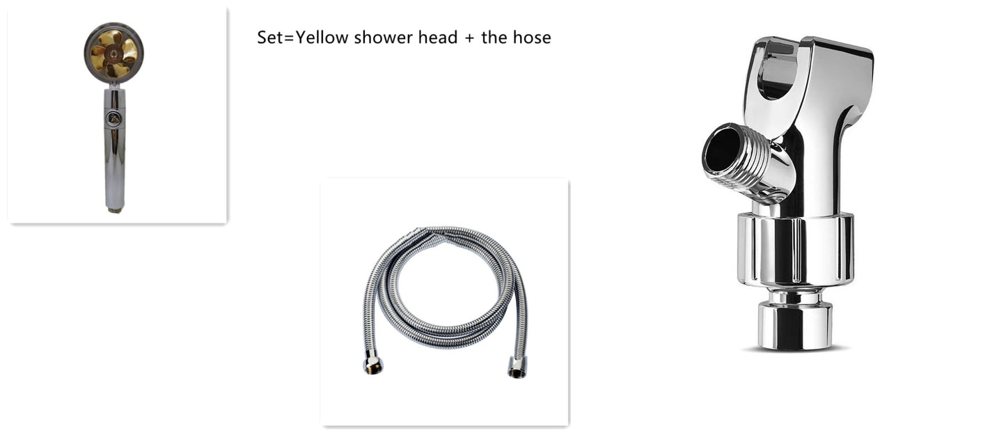 Luxury Rotating Shower Head – High Pressure, Water-Saving, Bathroom Upgrade