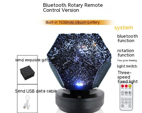LED Galaxy Projector Night Lamp – Starry Sky Projector LED Night Light for Bedroom