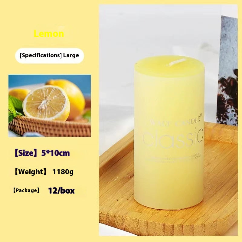 Relaxing Aromatherapy Candle – Cylindrical Color Candle for Home, Gifts & Stress Relief