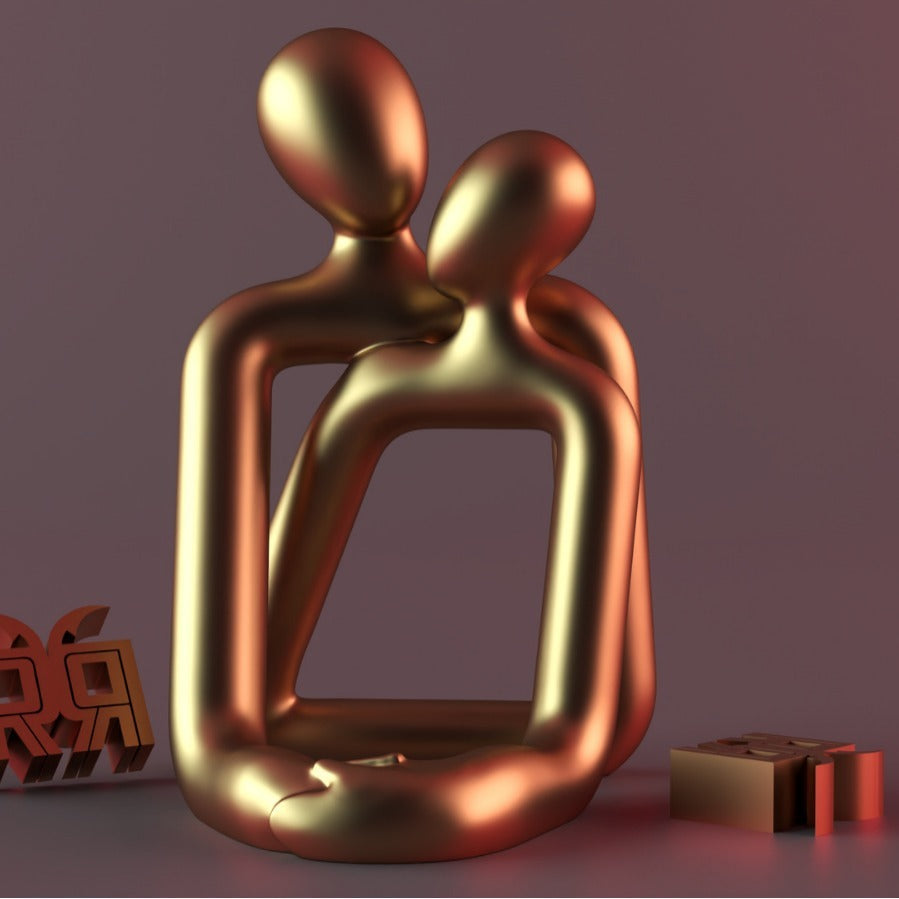 Heartwarming Couple Statue – Perfect Valentine’s Gift Idea