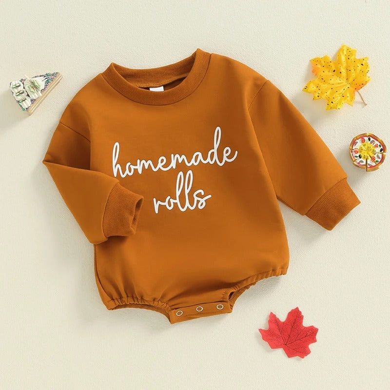 Toddler Thanksgiving Rompers – Soft & Comfy Kids Holiday Clothing