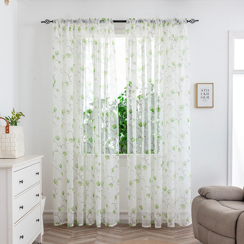 Minimalist Mesh Sheer Curtains – Light Transmission Bedroom Window Drapes for Cozy Living Space