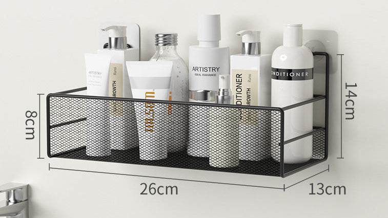 Shower Shampoo Organizer – Wall-Mounted Bathroom Shelf, Easy No-Drill Installation