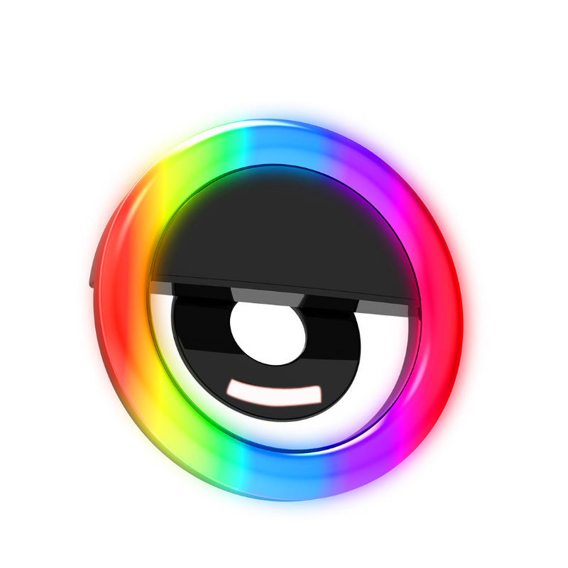 RK12 LED Selfie Ring Light – USB Rechargeable Clip-On Phone Light