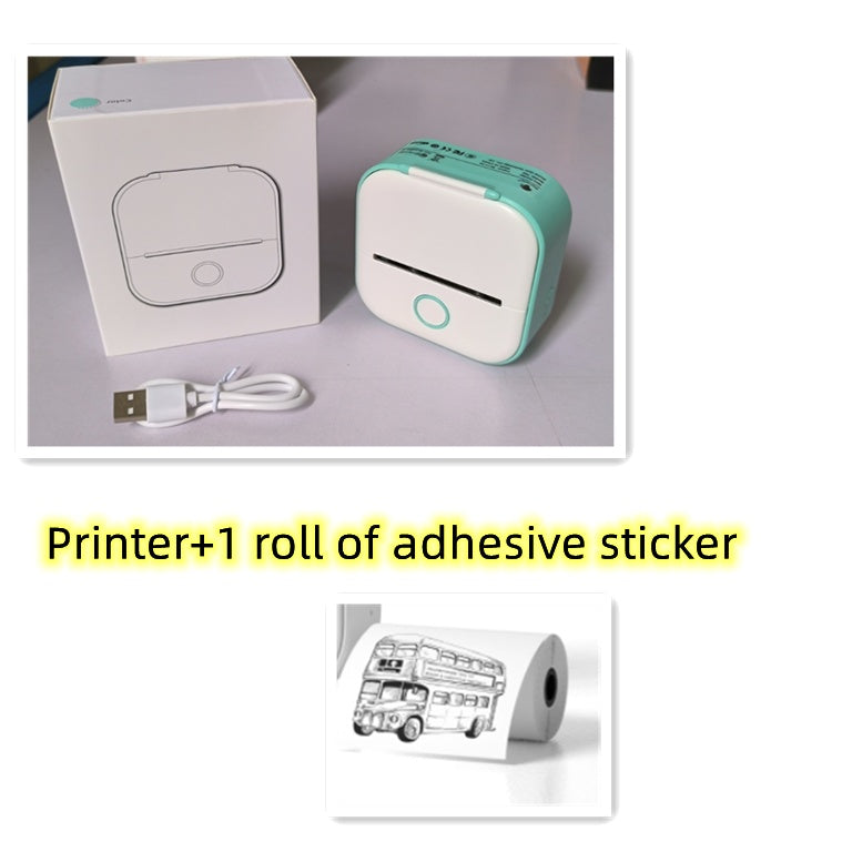 Mini Label & Photo Printer – Easy, Quick, Portable