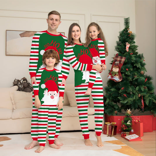 Red Stripe Matching Family Pajamas – Cozy Holiday Sleepwear for All