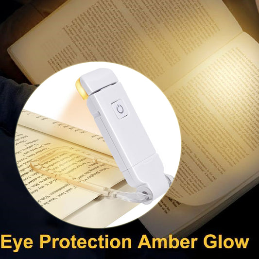 Portable Book Reading Light LED Clip – Rechargeable Eye Care Lamp for Bedside Reading