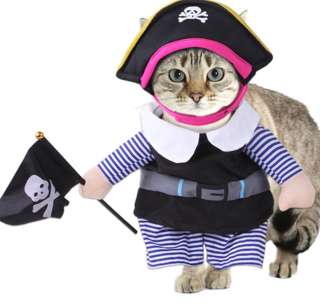 Cartoon Cowboy Dog Costume – Pet Cosplay & Photo Prop Outfit