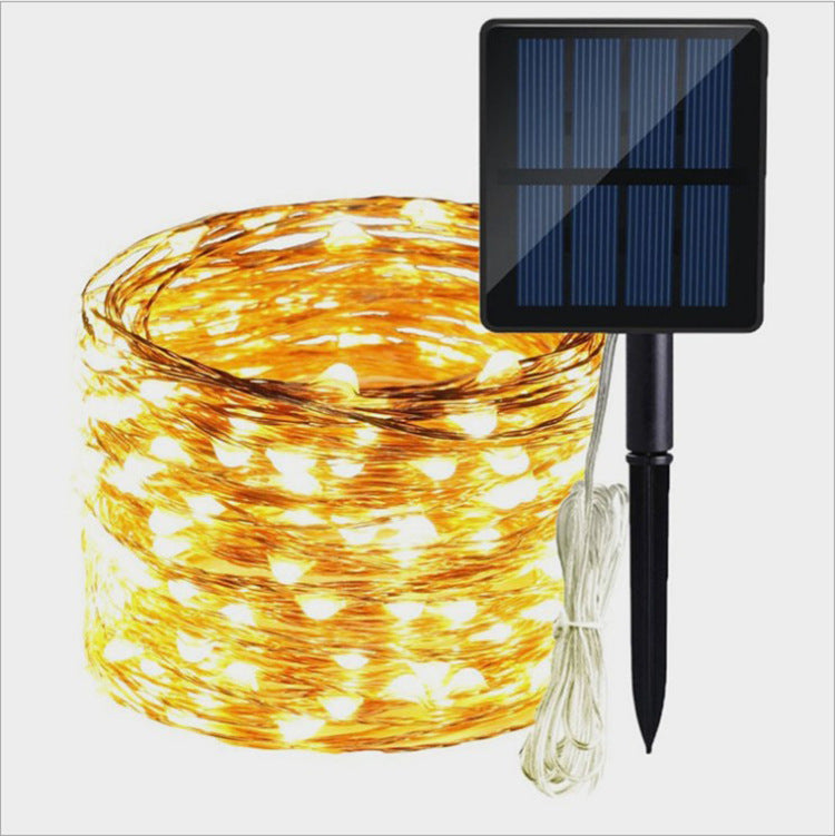 Solar LED Garden Lights – Outdoor Waterproof String Lights for Party & Holiday Decor