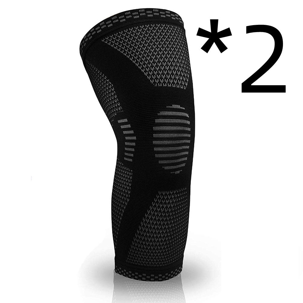 High Elastic Sports Knee Pads | Knitted Knee Support Brace for Running, Training & Active Sports