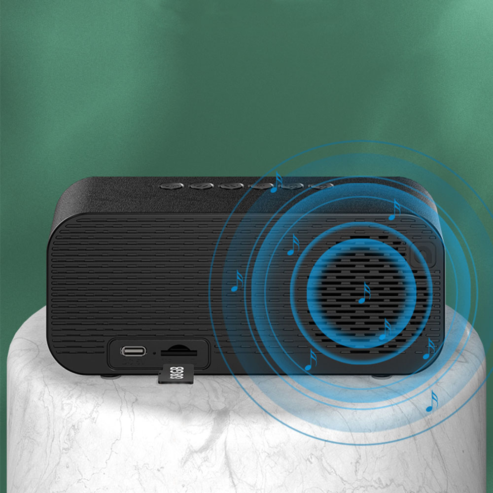 Digital LED Alarm Clock Bluetooth Speaker – Wireless Music Player w/ Subwoofer & Night Table Clock