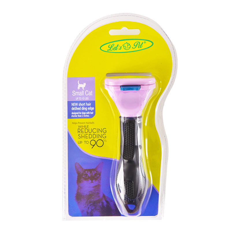 Professional Pet Grooming Brush Dog Cat Hair Deshedding Cleaning Care Tool