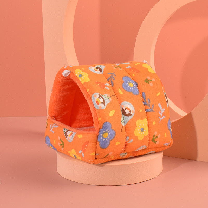 Breathable Hamster Bed Cotton Nest Soft Warm Small Pet Sleeping House