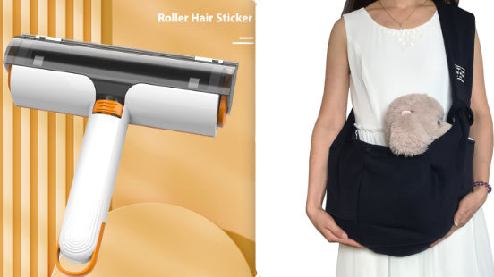 Washable Pet Hair Remover Brush – 2 in 1 Lint Roller for Furniture & Clothing