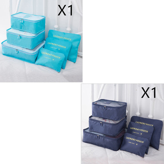 Travel Clothes Organizer Bags Set – 6PCS Packing Cubes for Luggage & Efficient Packing System
