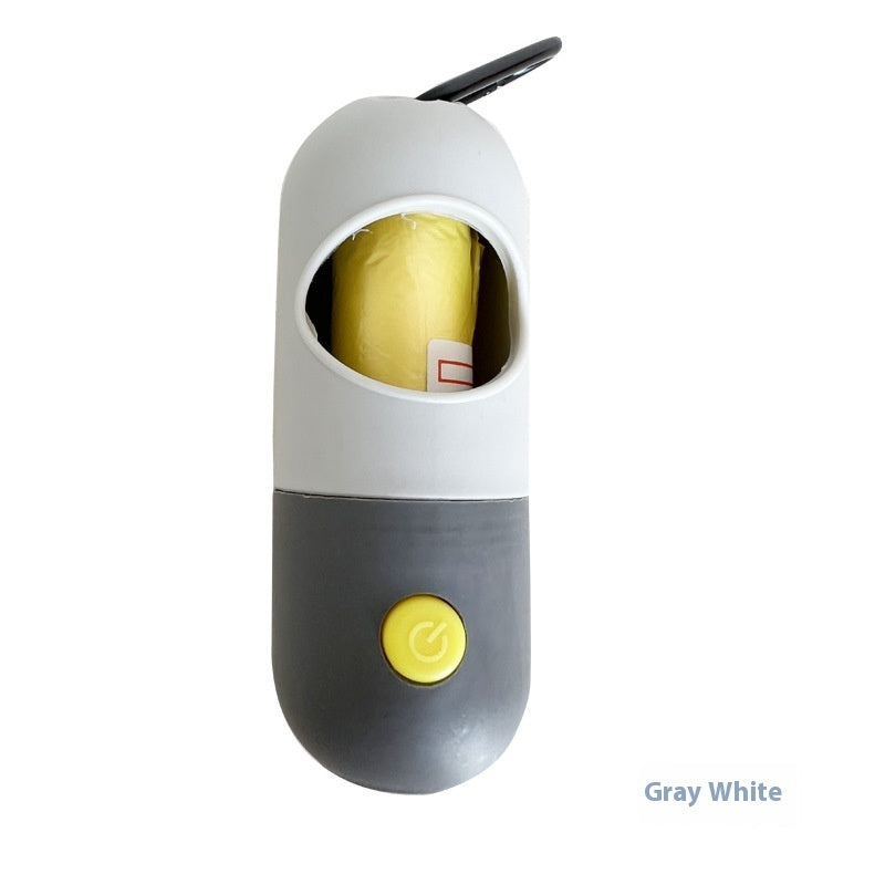 Dog Walking Accessory – LED Poop Bag Dispenser for Safe Night Walk