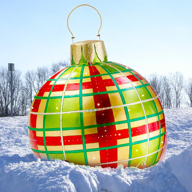 Large Christmas Decoration Balls for Festive Outdoor Displays