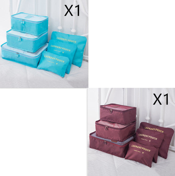 Travel Clothes Organizer Bags Set – 6PCS Packing Cubes for Luggage & Efficient Packing System