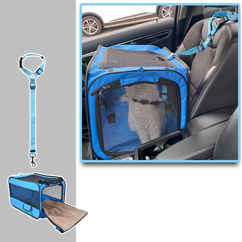 Pet Travel Carrier – Secure, Portable, Foldable Bag for Cats & Dogs