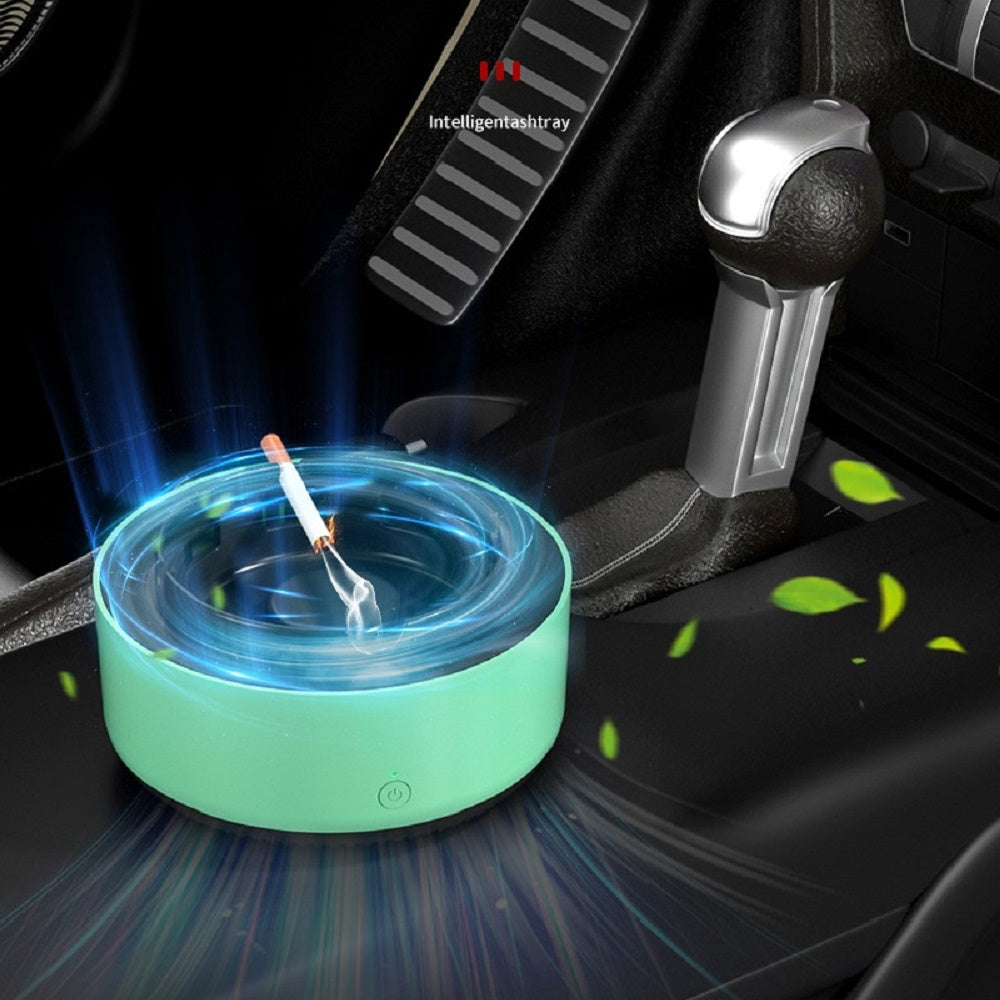 Air Purifier Ashtray – Smoke Remover & Odor Eliminator for Home & Office (Smart Desktop Cleaner)