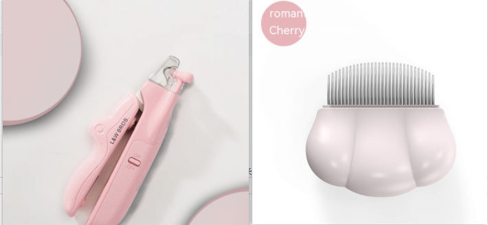 Pet Nail Trimmer LED Light – Professional Dog Cat Grooming Clippers for Home Care & Safety
