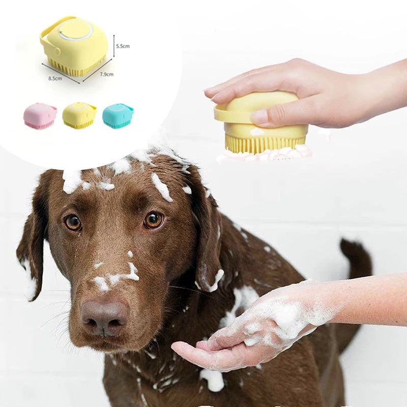 Silicone Dog Bath Gloves – Pet Grooming Brush & Massager for Cats & Dogs