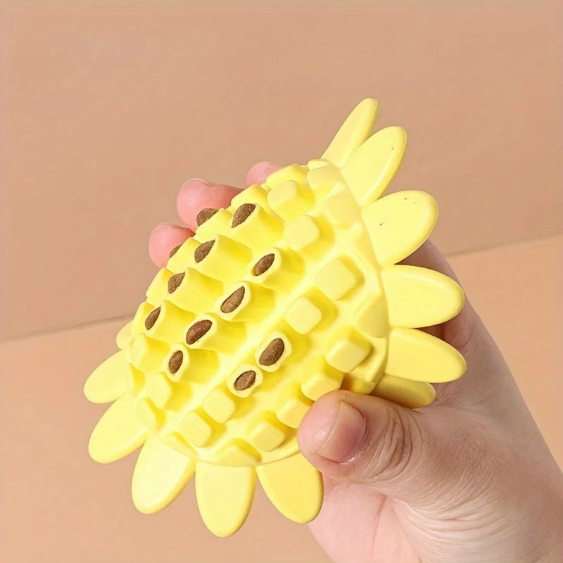 Durable Sunflower Dog Chew Toy