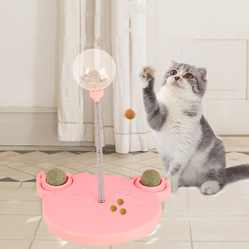 Self-Dispensing Pet Toy – Puzzle Feeder Ball for Entertaining Cats & Dogs