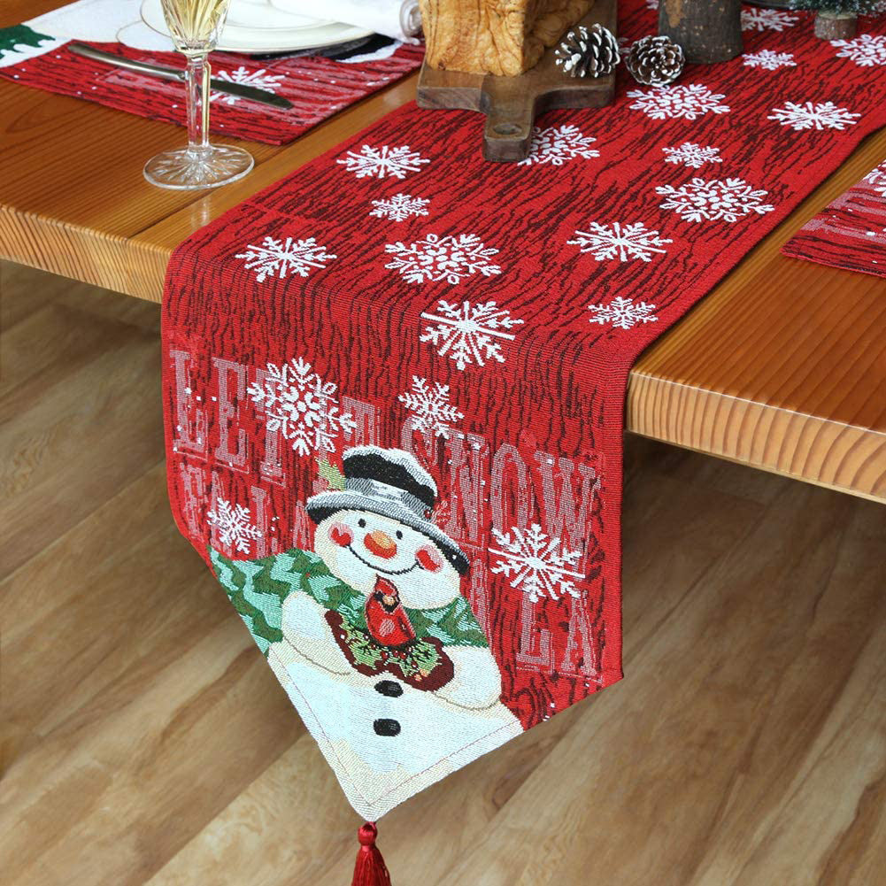 Christmas Dining Tablecloth – Holiday Table Decor for Home & Parties
