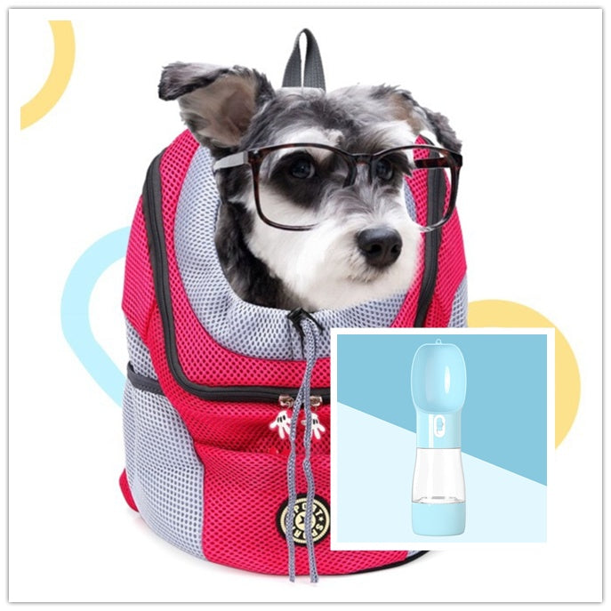 Pet Travel Backpack Carrier – Portable Outdoor Dog Bag for Hiking & Walking