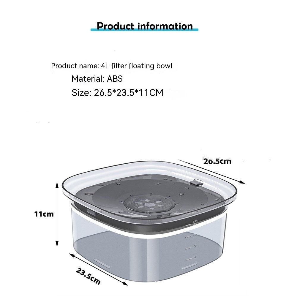 Spill Proof Dog Water Bowl – Large Capacity