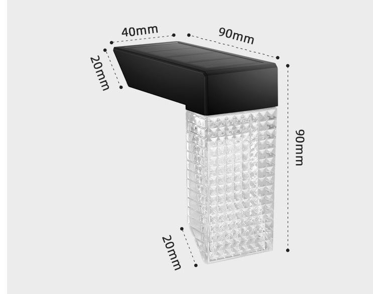 Solar Step Lights Outdoor – Waterproof LED Stair Lights for Deck, Fence & Garden