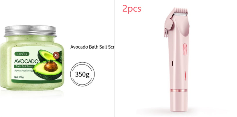 Women’s Electric Bikini Trimmer 2-in-1 Hair Remover – Painless Wet & Dry Pubic Hair Shaver for Sensitive Skin